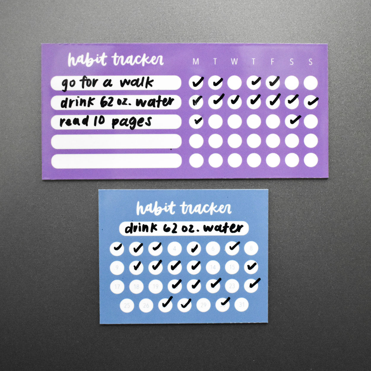 Weekly Habit Tracker Dry Erase Magnet