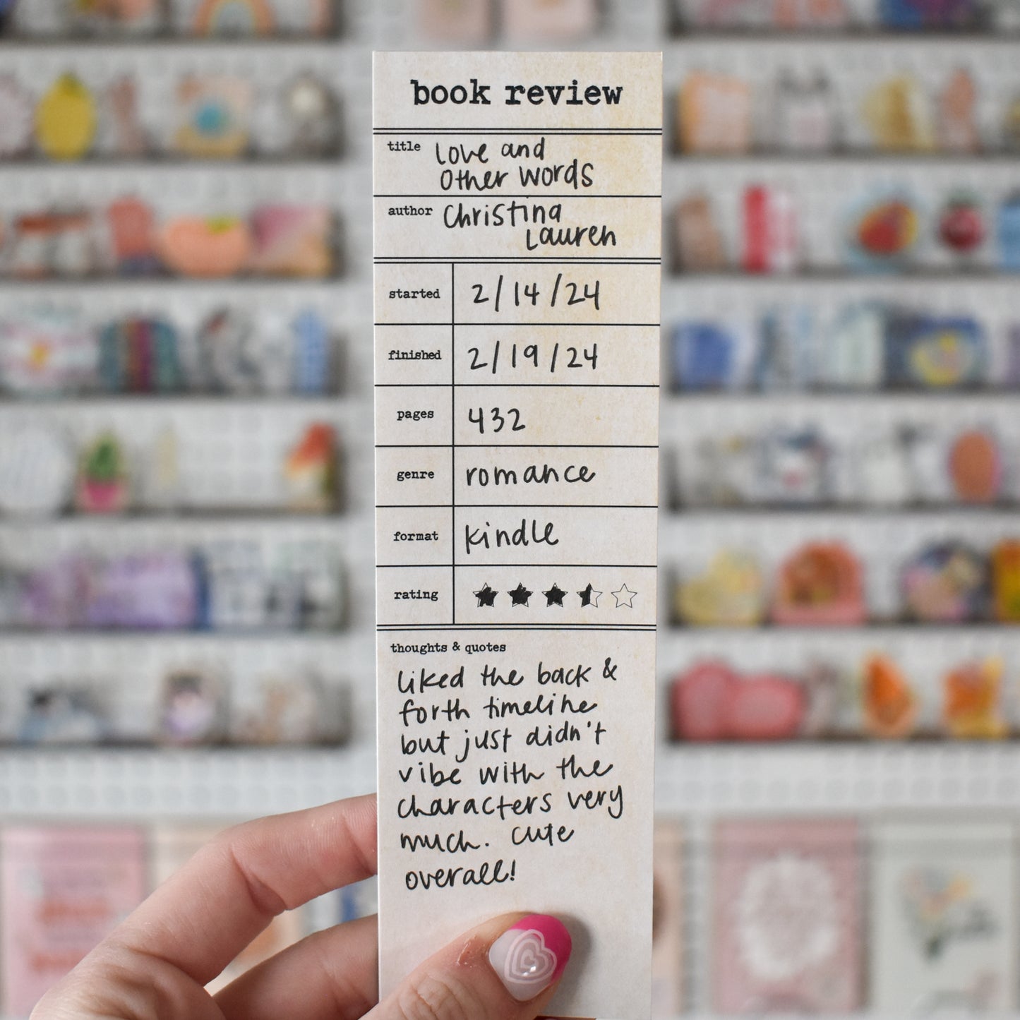 Book Review Notepad | Bookmark Notepad – Kyn You Believe It