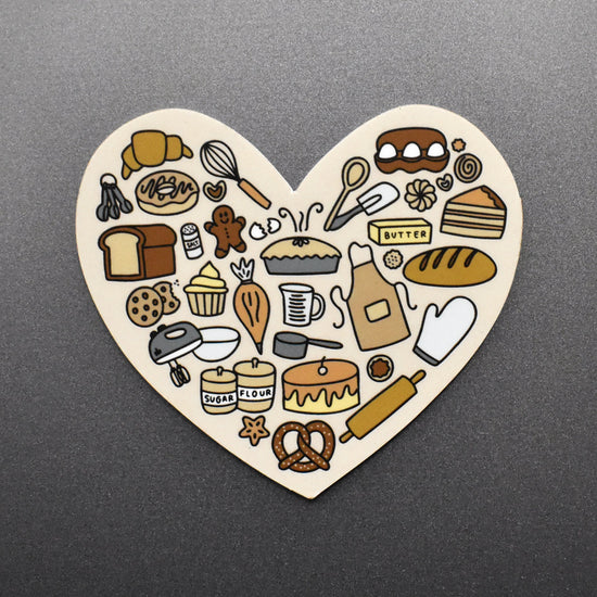 Baking Heart Magnet