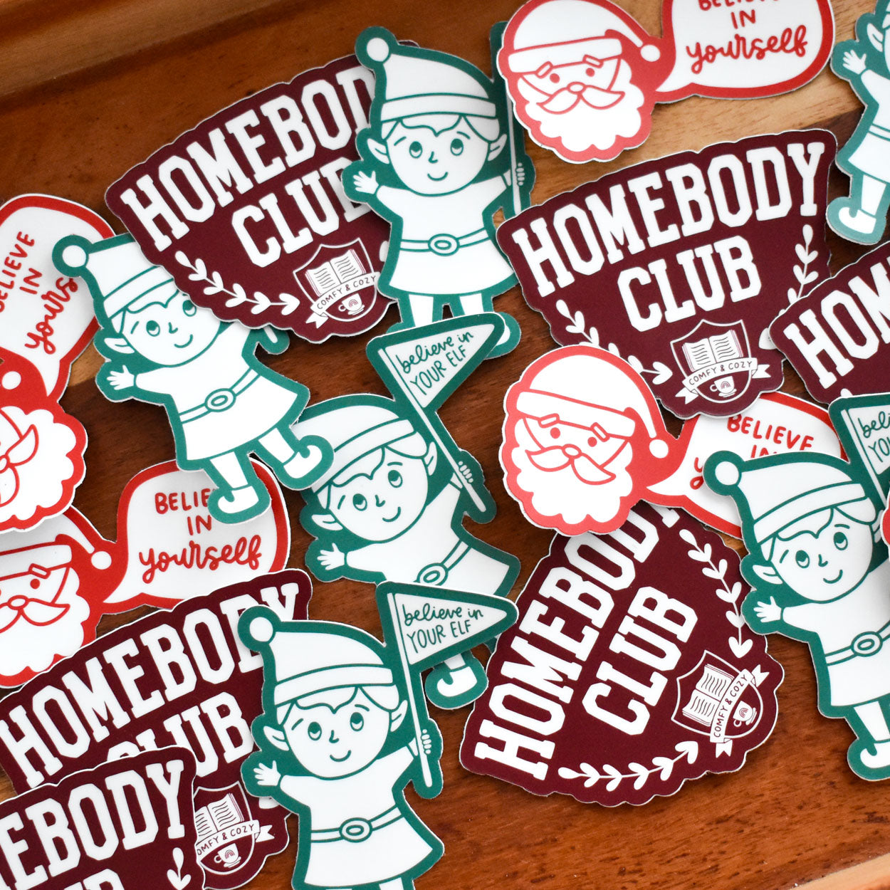 Homebody Club Sticker