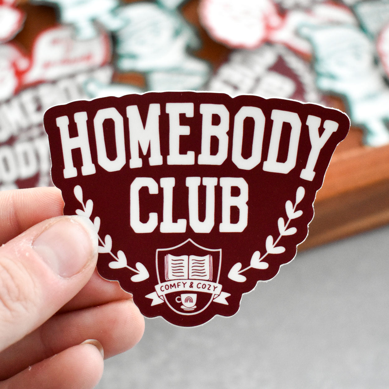 Homebody Club Sticker