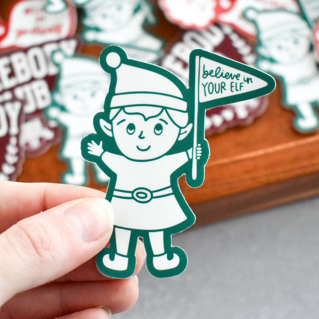 Believe in Your Elf Sticker