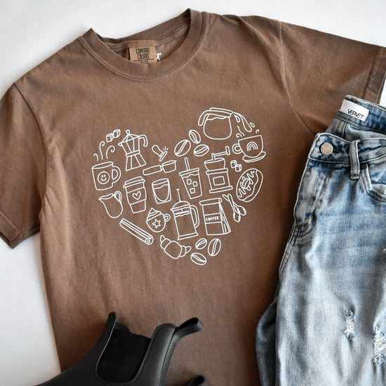 Coffee Heart Tee