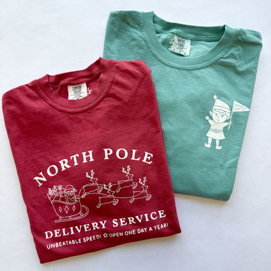 North Pole Delivery Service Tee