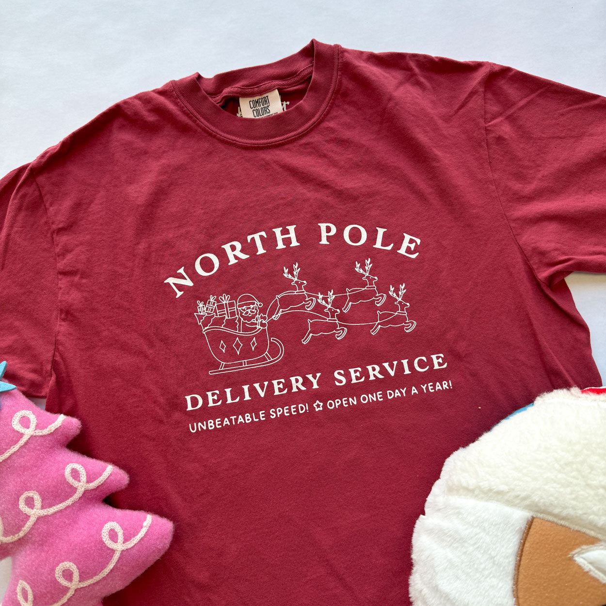 North Pole Delivery Service Tee