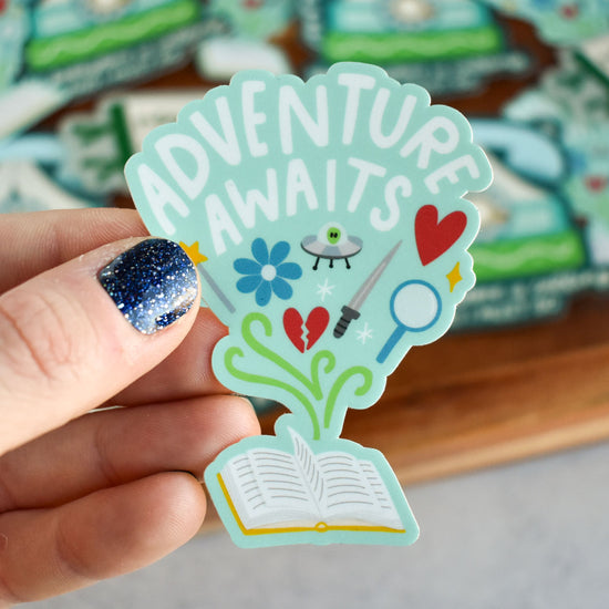 Adventure Awaits Sticker