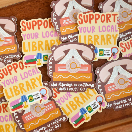 Support Your Local Library Sticker