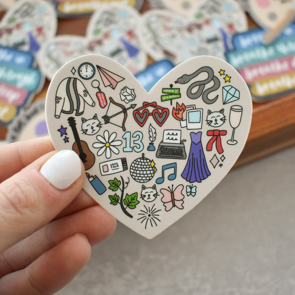 Eras Heart Sticker