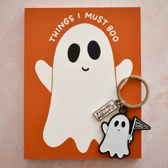 Believe In Yourself Ghost Keychain