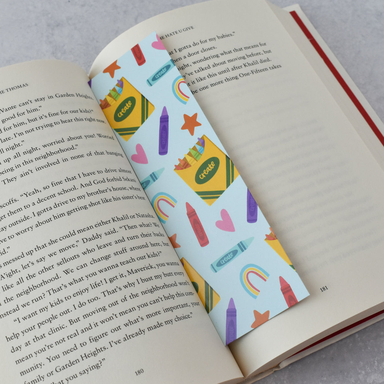 Crayon Pattern Bookmark