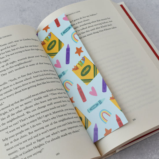 Crayon Pattern Bookmark