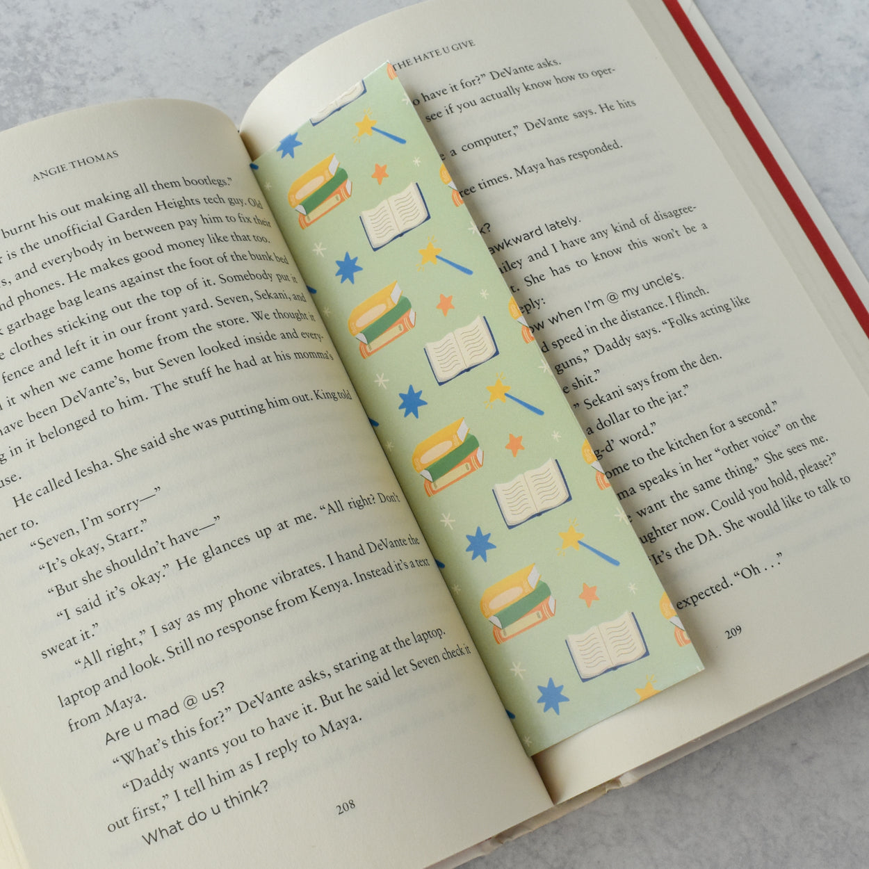 Book Pattern Bookmark