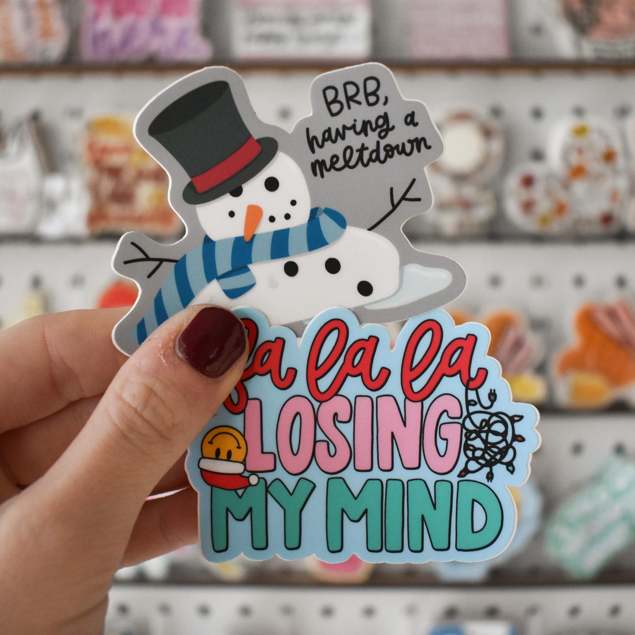 Fa La La Losing My Mind Sticker