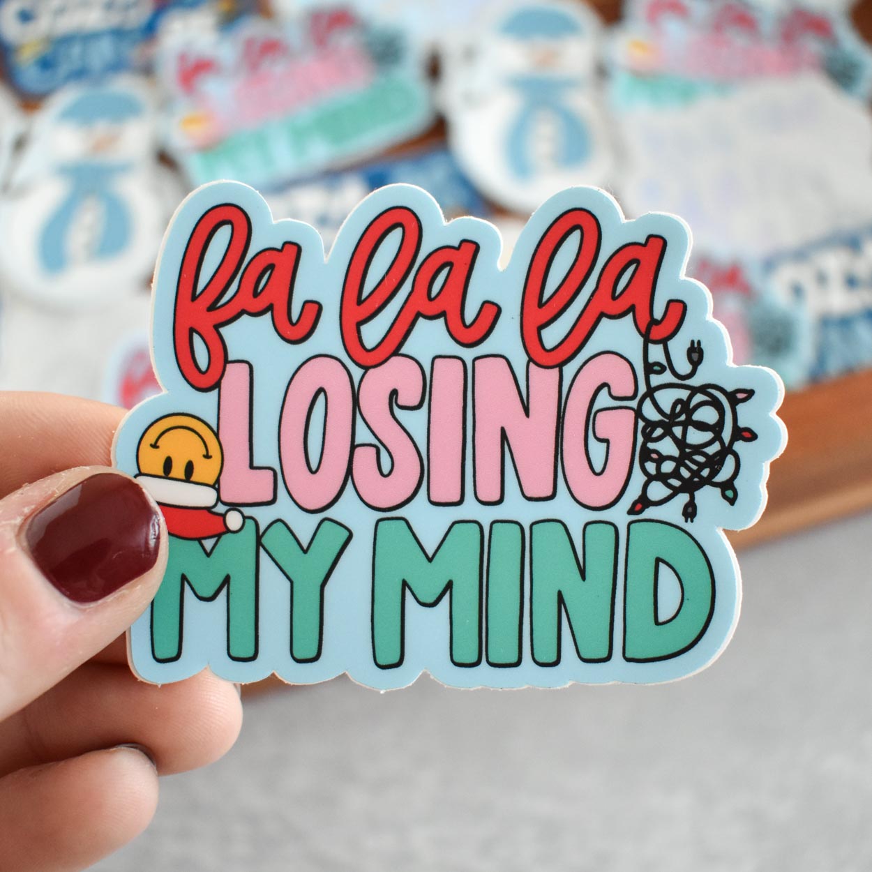 Fa La La Losing My Mind Sticker