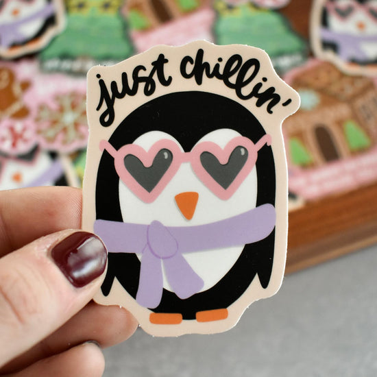 Just Chillin' Sticker