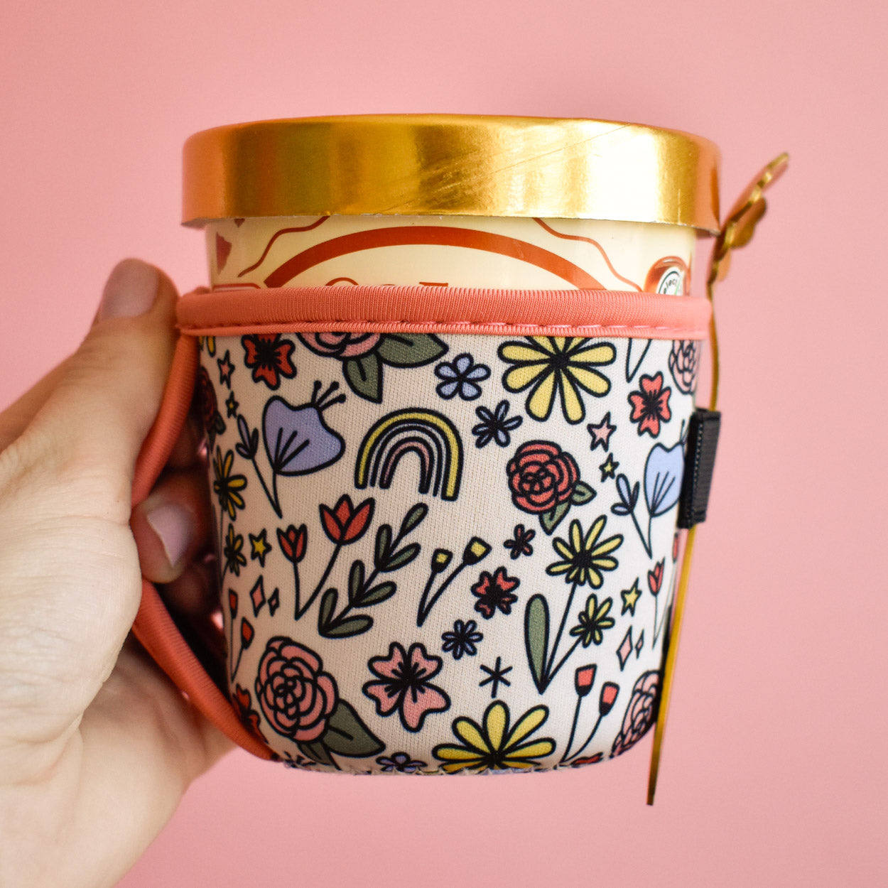 Whimsy Floral Ice Cream Sleeve