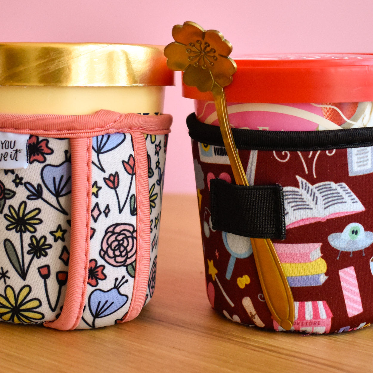 Whimsy Floral Ice Cream Sleeve