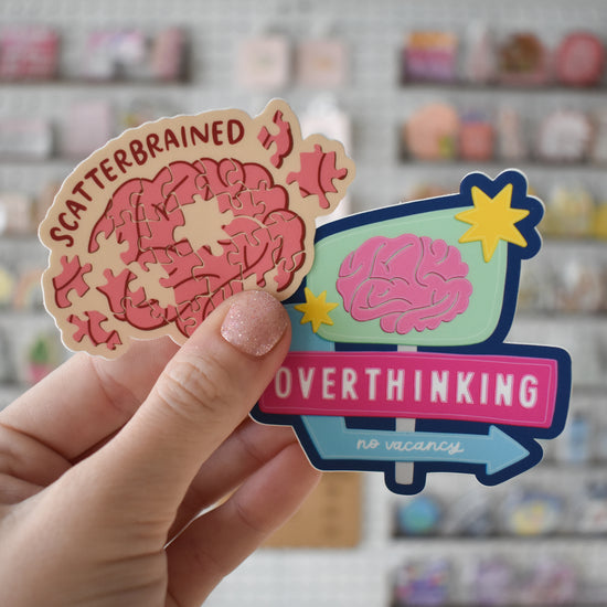 Scatterbrained Sticker