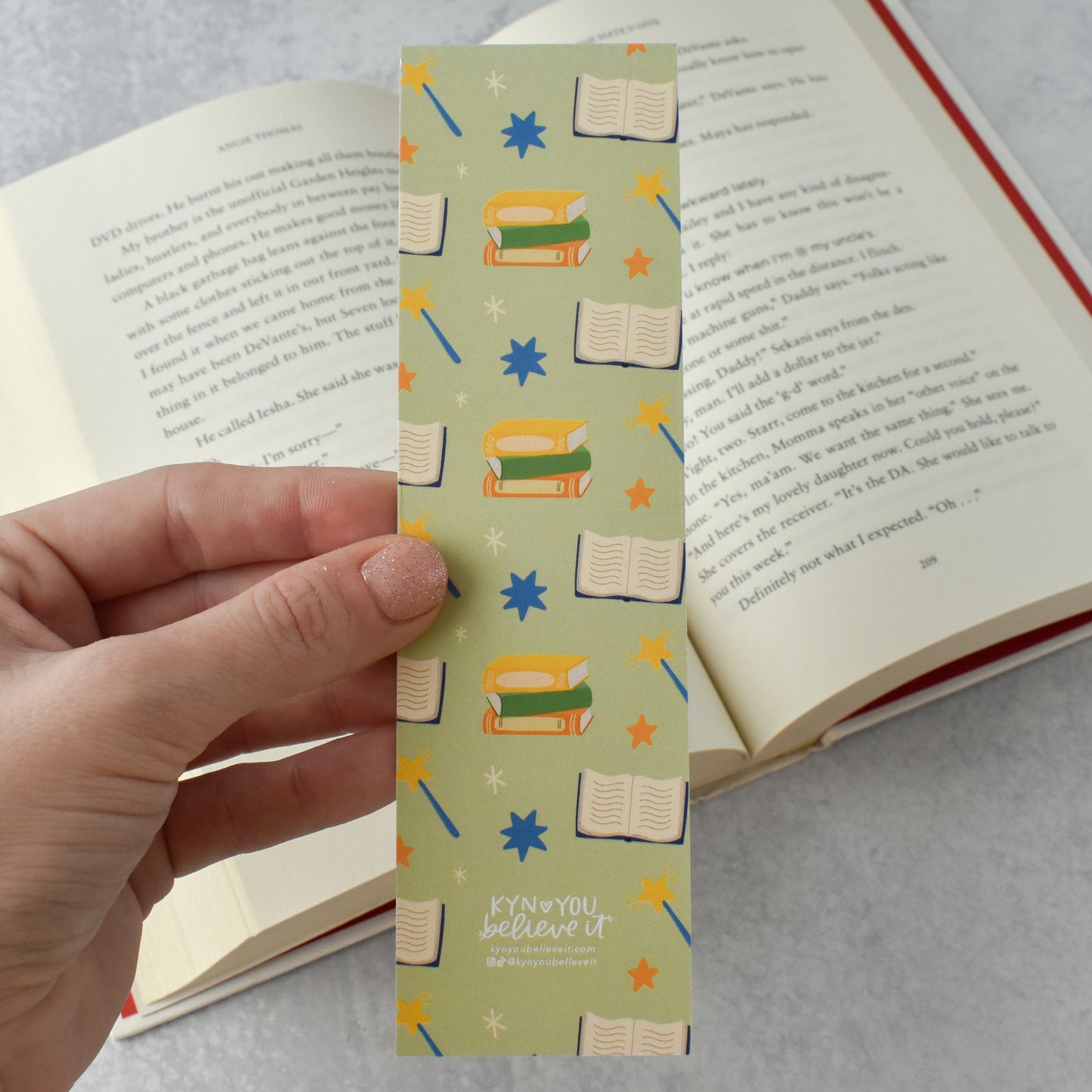 Book Pattern Bookmark