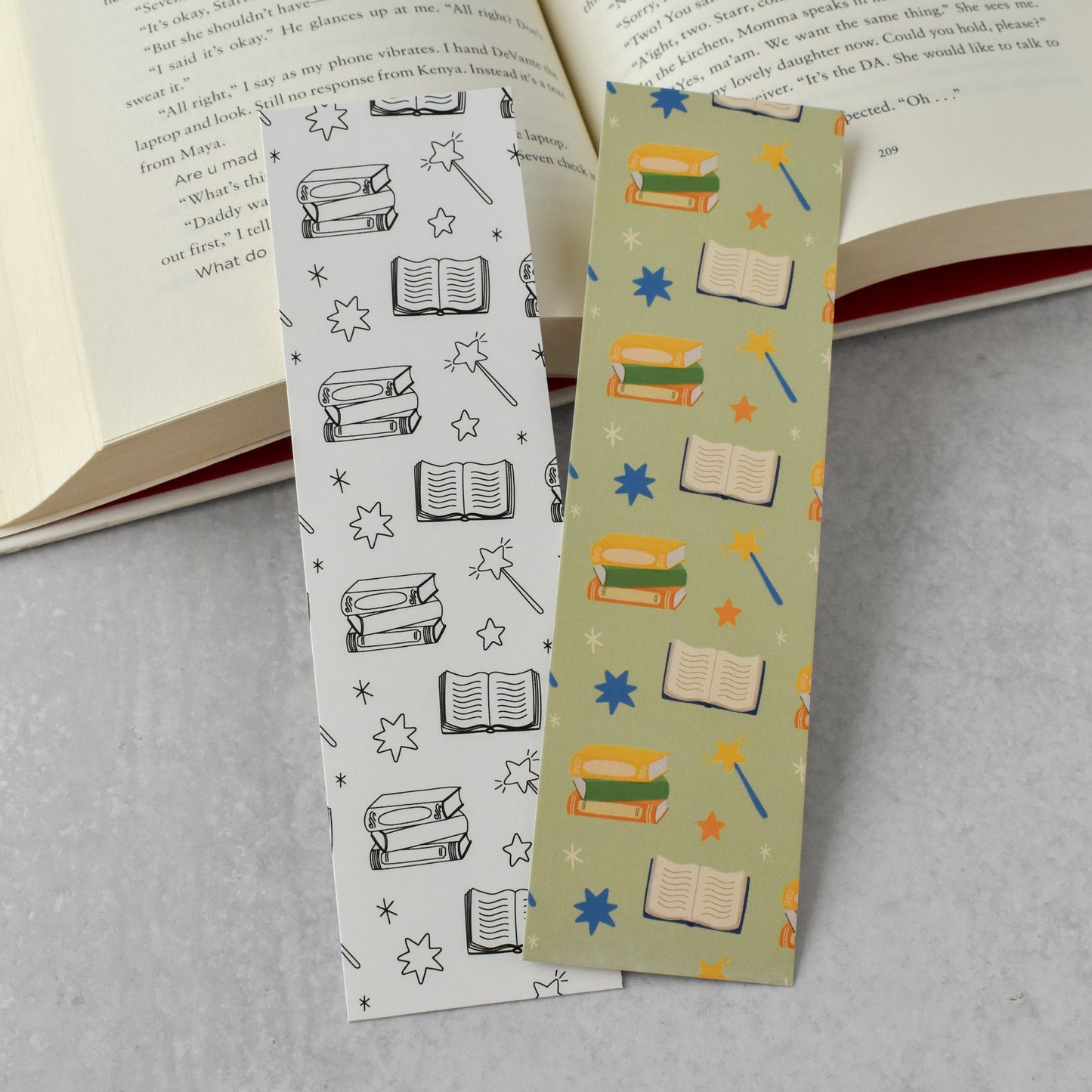 Book Pattern Bookmark