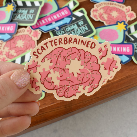 Scatterbrained Sticker