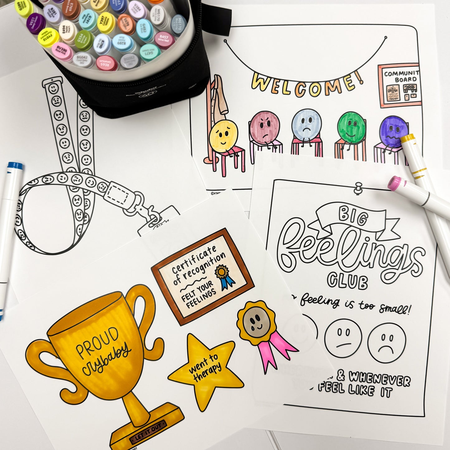 Kyn You Color It: Inside the Big Feelings Club