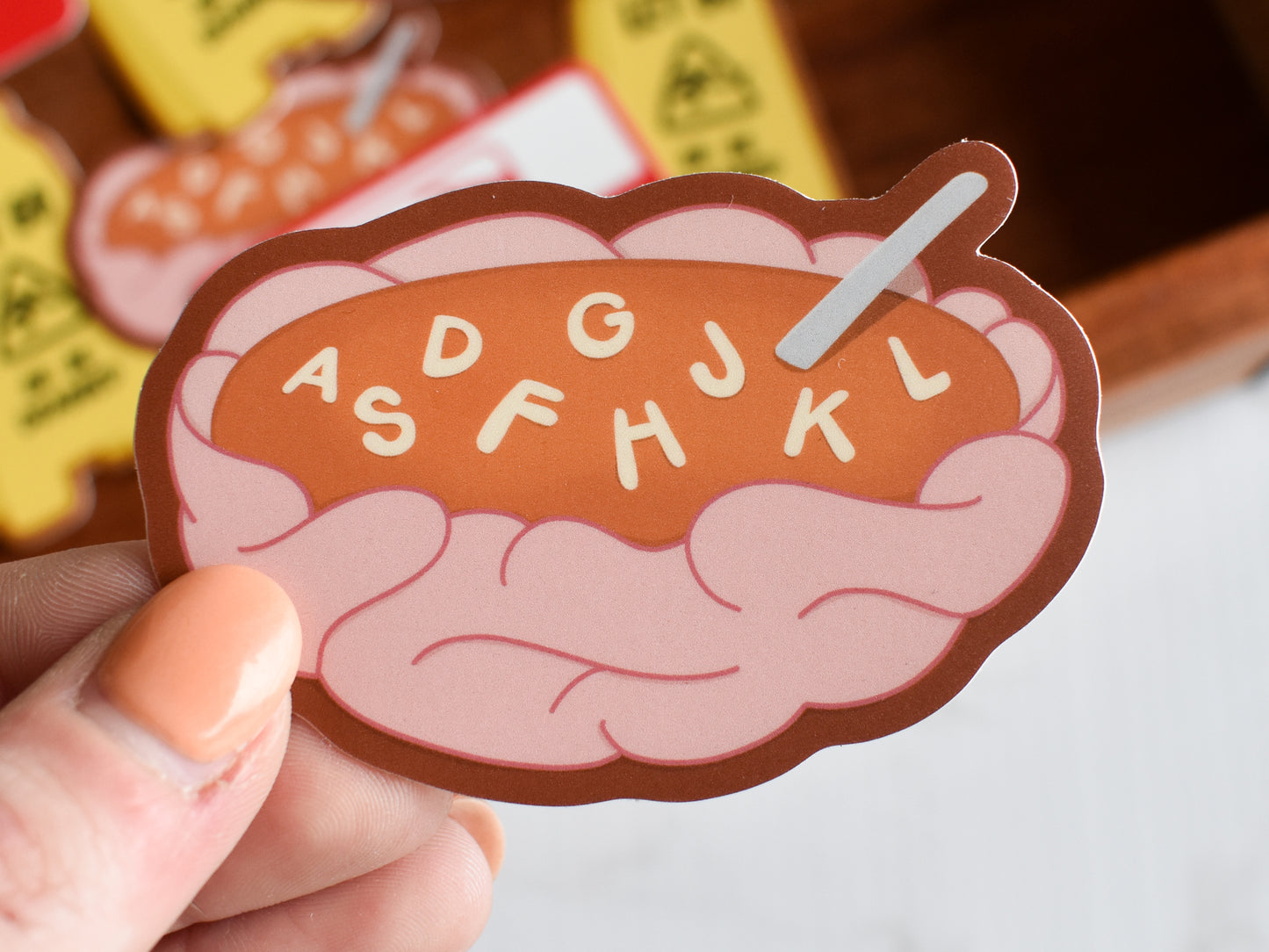 Load image into Gallery viewer, Brain Soup Sticker
