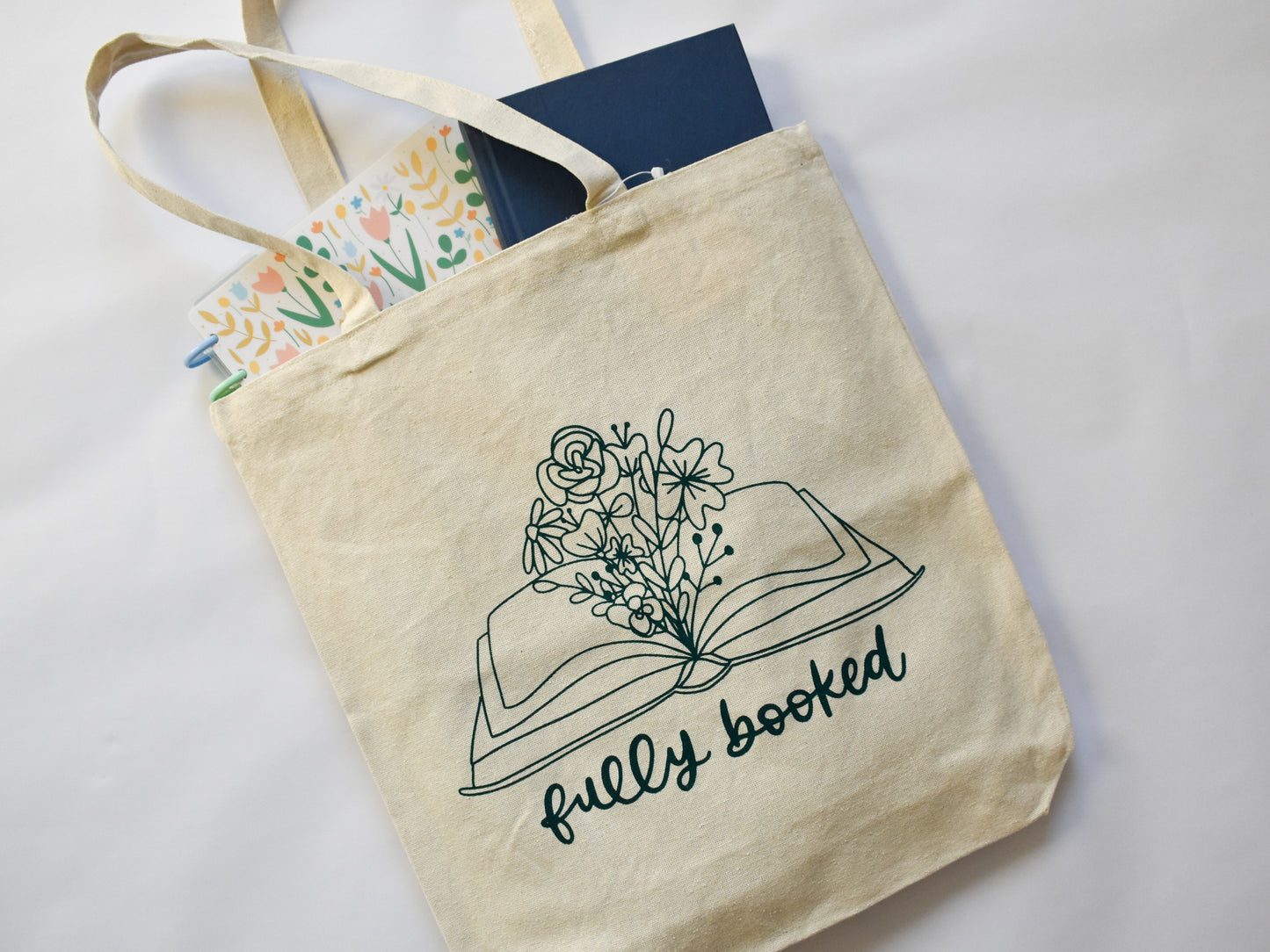 Load image into Gallery viewer, Fully Booked Tote Bag
