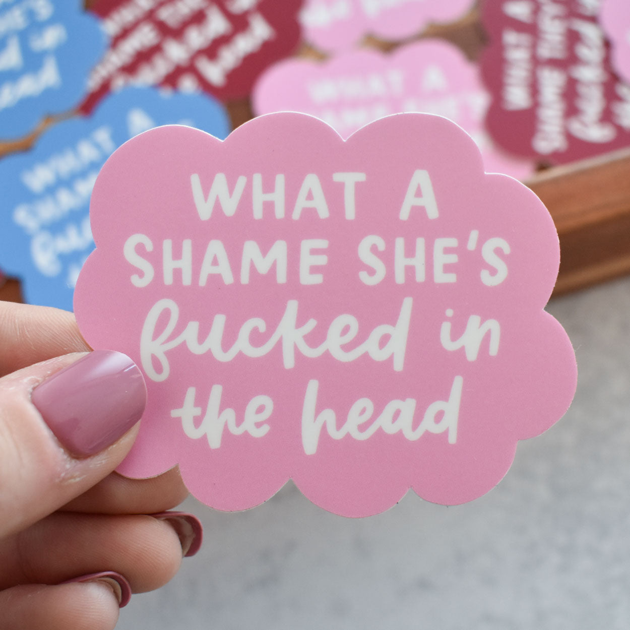 Fucked In The Head Sticker