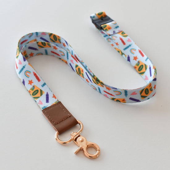 Crayon Pattern Lanyard