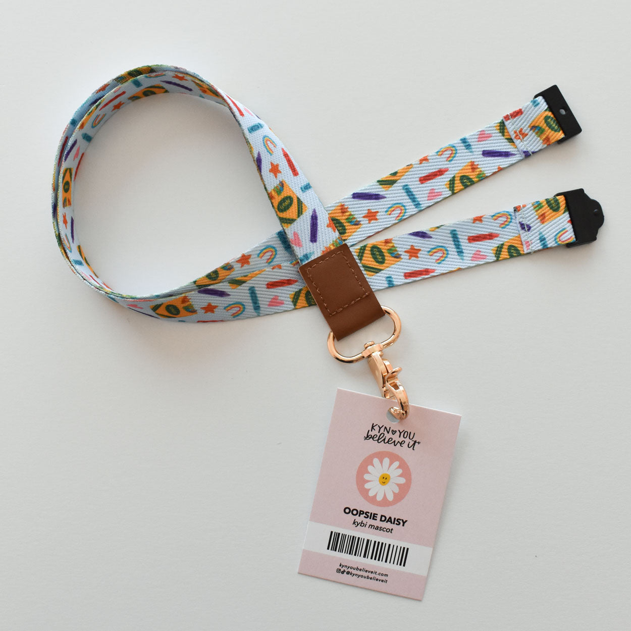 Crayon Pattern Lanyard