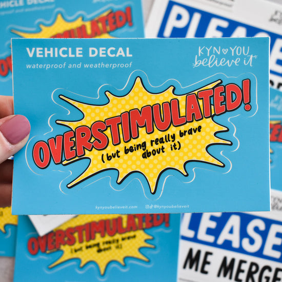 Overstimulated Comic Vehicle Decal