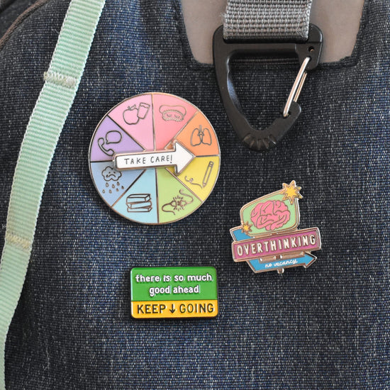 So Much Good Ahead / Keep Going Pin