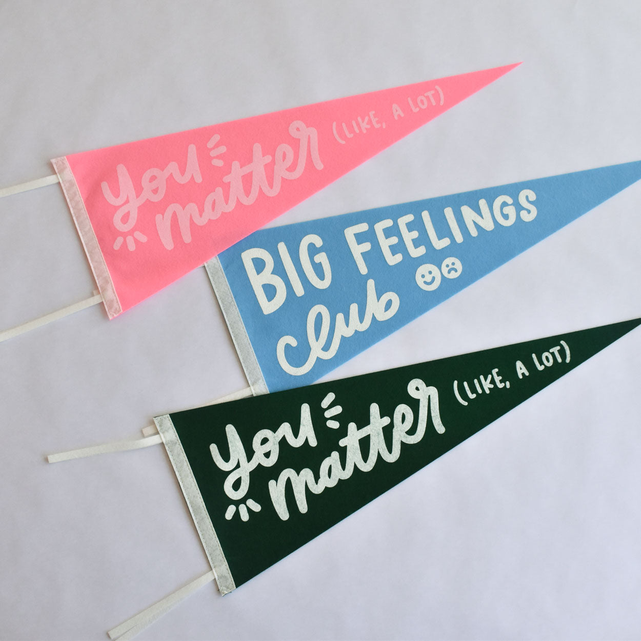 Big Feelings Club Pennant Flag