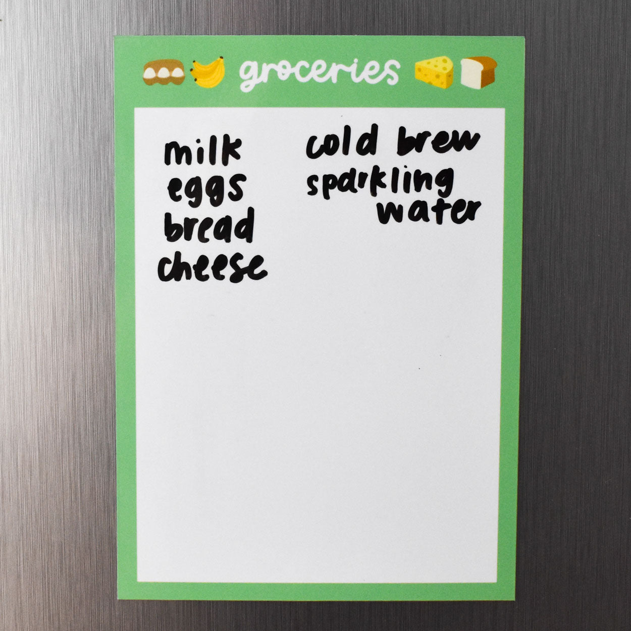 Groceries Dry Erase Magnet