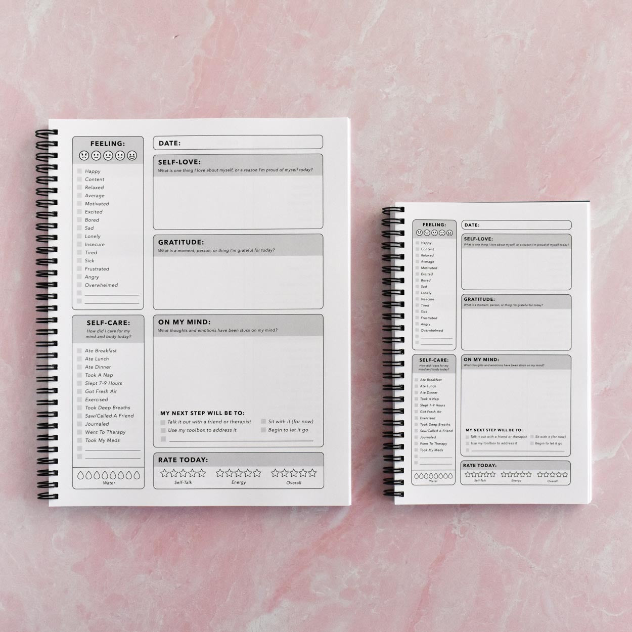 Pink Cover Mental Health Journal