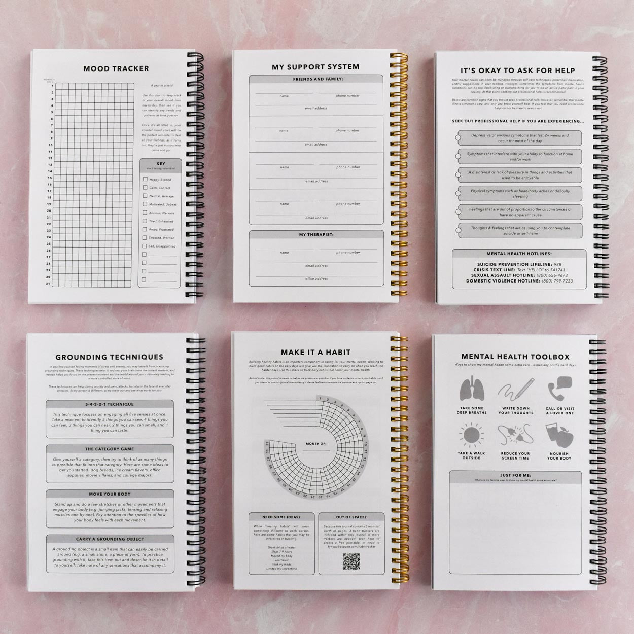 Healing / Straight Line Mental Health Journal