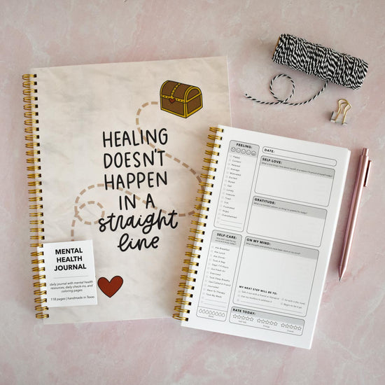 Healing / Straight Line Mental Health Journal