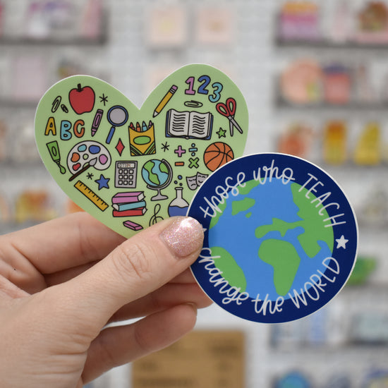 School Heart Sticker