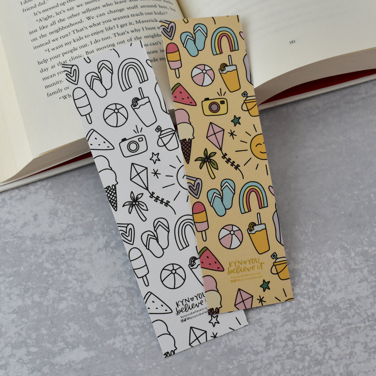 Summer Pattern Bookmark