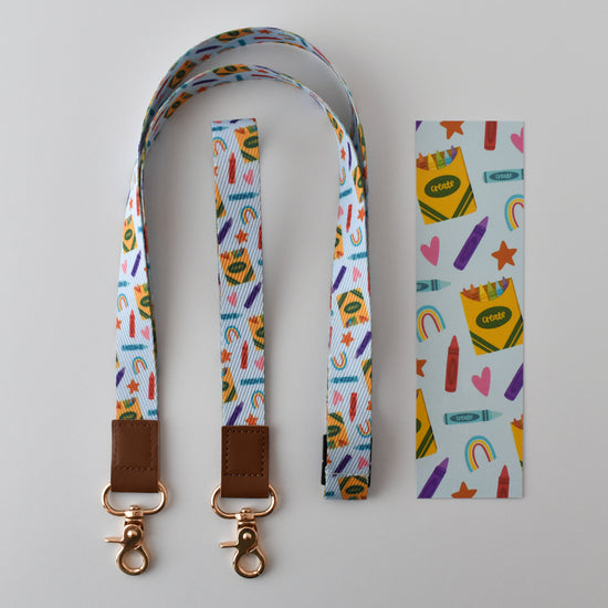 Crayon Pattern Lanyard