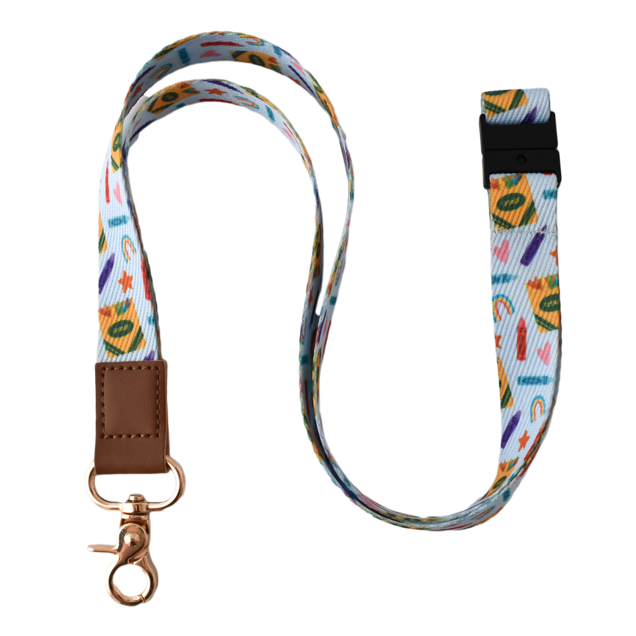 Crayon Pattern Lanyard