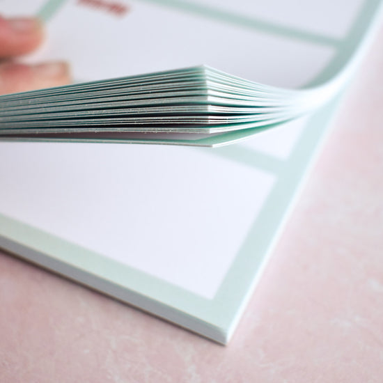 Run of Show Weekly Notepad