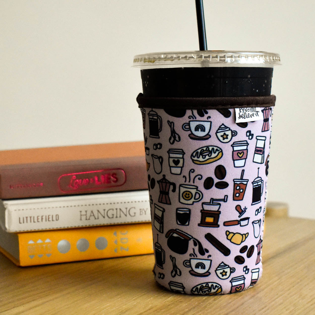 Coffee Pattern Drink Sleeve