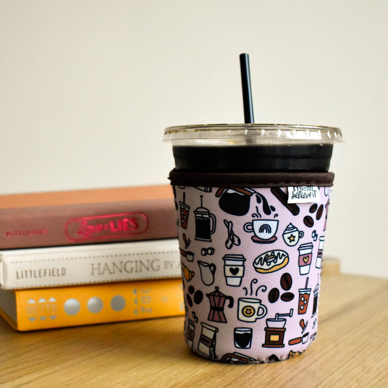 Coffee Pattern Drink Sleeve