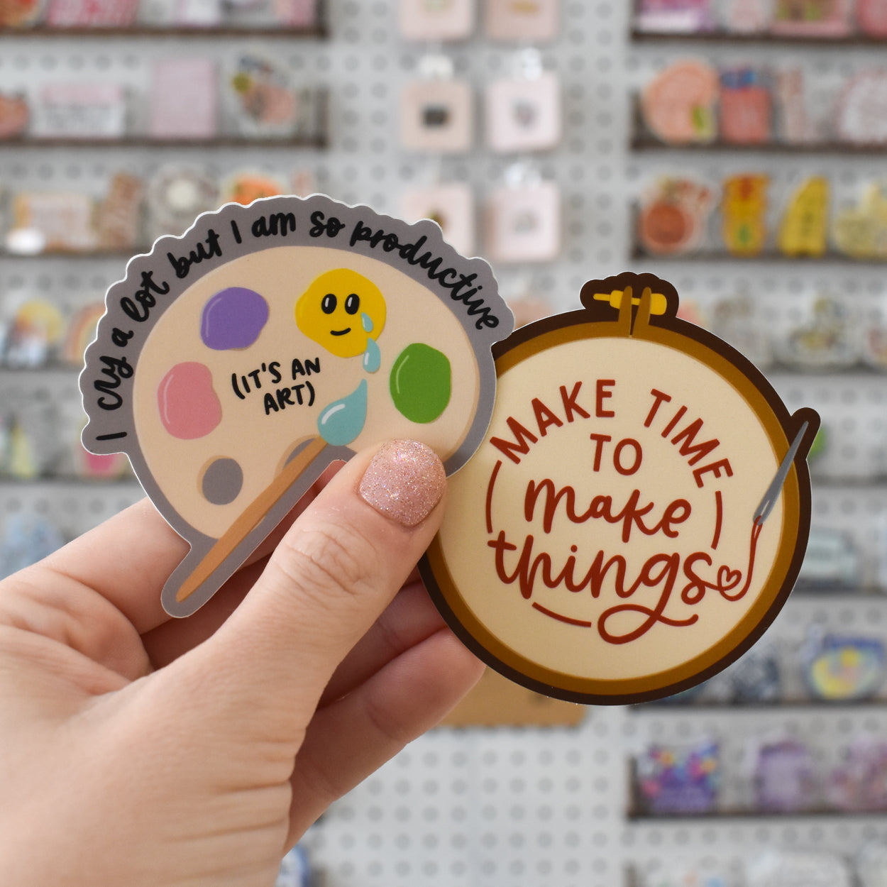 Make Time to Make Things Sticker