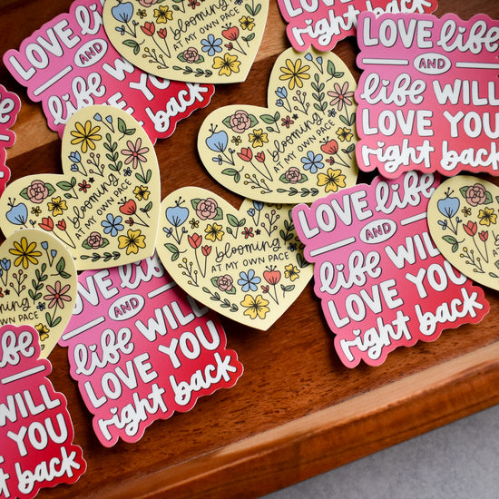 Love Life / Right Back Sticker