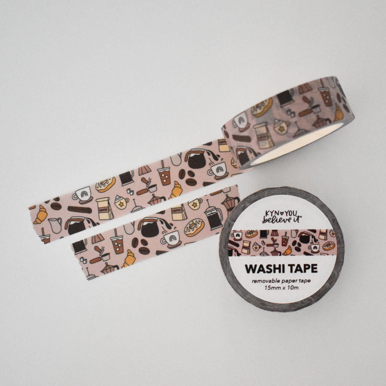 Coffee Pattern Washi Tape