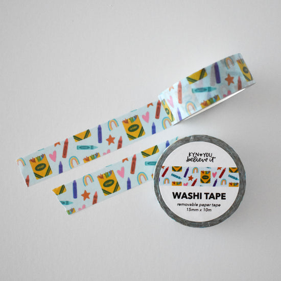 Crayon Pattern Washi Tape