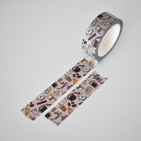 Coffee Pattern Washi Tape